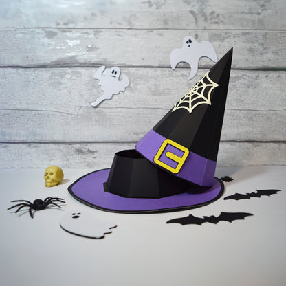 3D Witches Hat Halloween SVG File