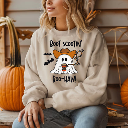 Boot Scootin' Boo-Haw! Cowboy Hat Ghost