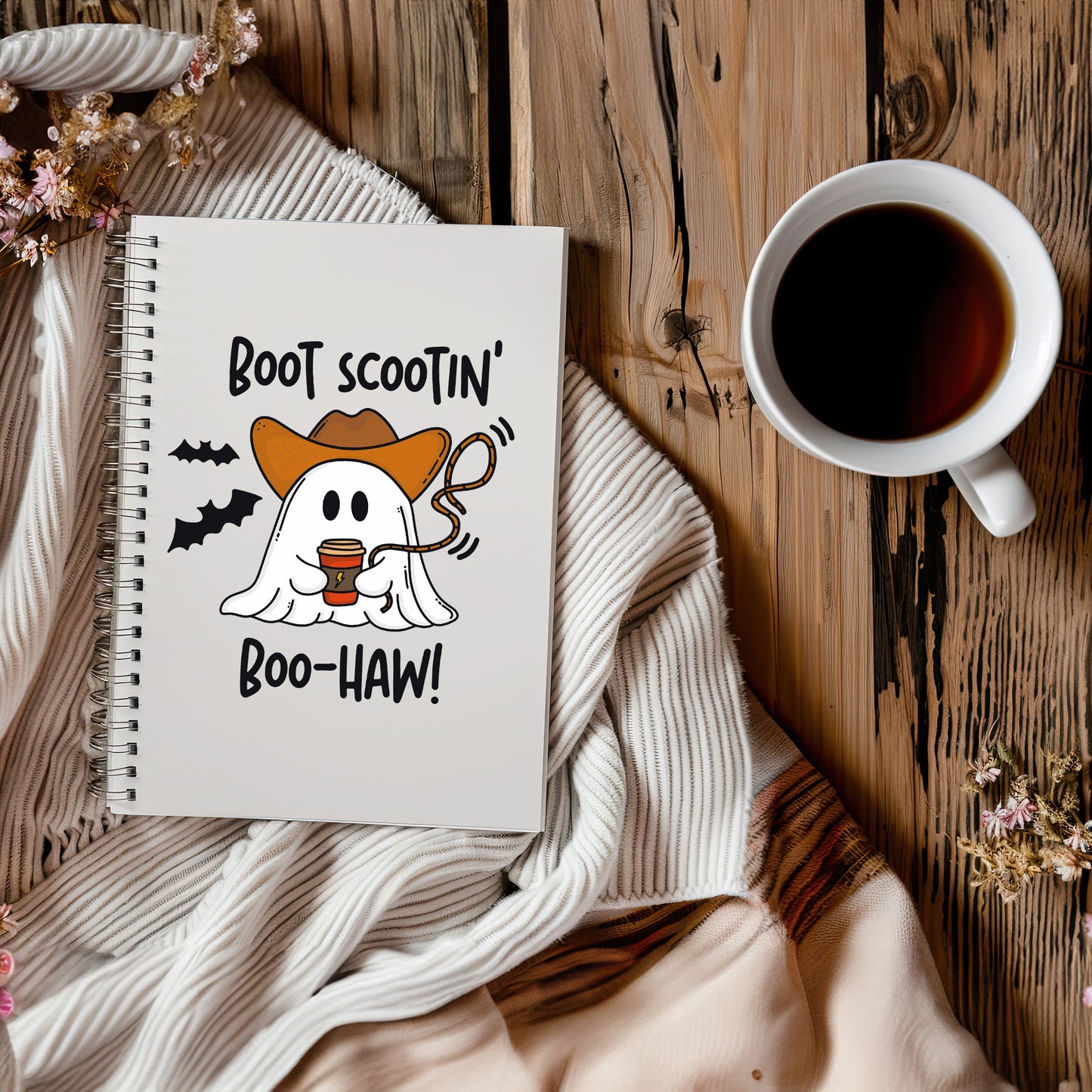 Boot Scootin' Boo-Haw! Cowboy Hat Ghost