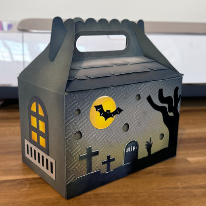 Haunted Gable Box SVG File